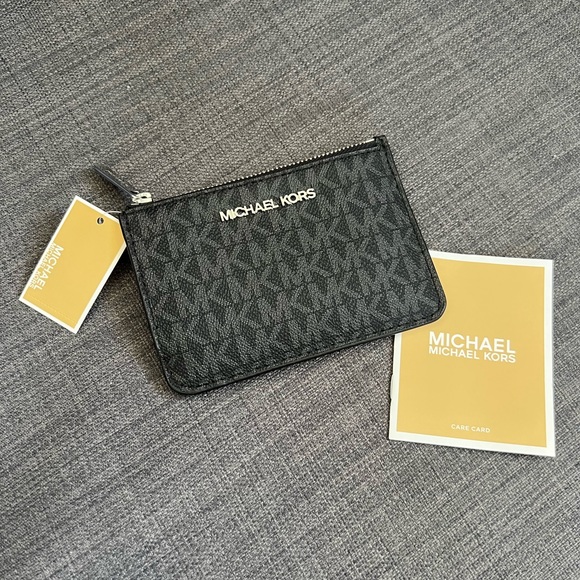 NWT MICHAEL KORS JET SET TRAVEL SMALL TOP ZIP COIN POUCH CARDHOLDER - Picture 11 of 12